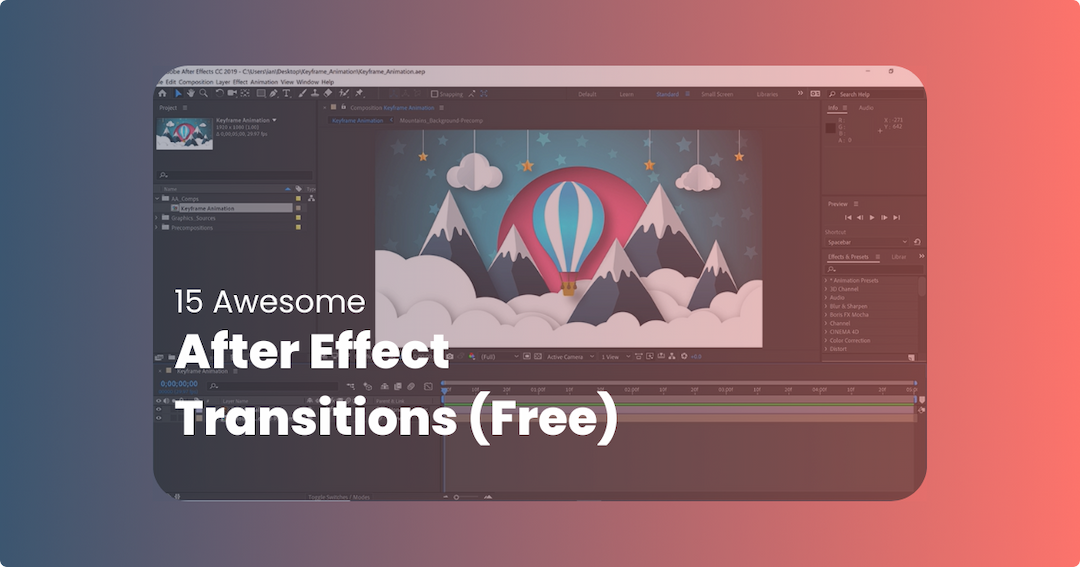15 Awesome After Effects Transitions (Free) - Postudio